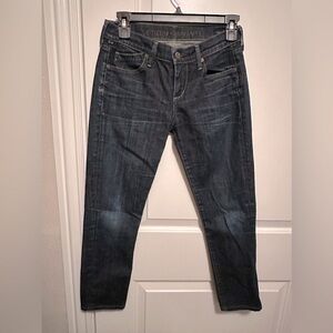 Women’s Citizens for Humanity Dark Blue Denim Jeans in Size 25.